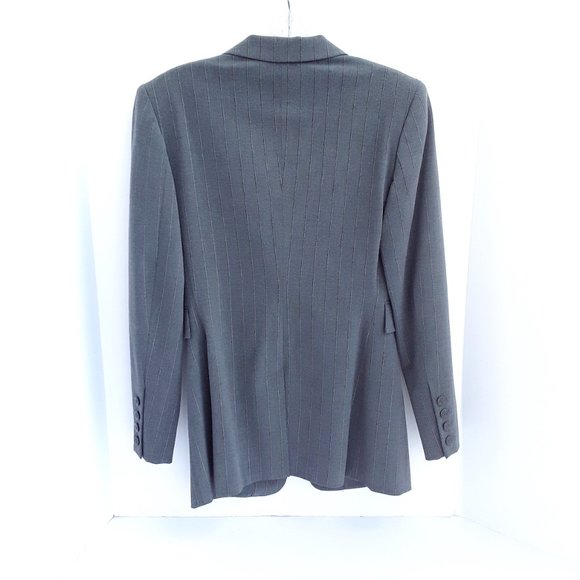 Express Stretch Pinstripe Suit Jacket & Dress - Picture 10 of 11